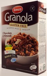 Emco Granola Gluten Free Müzli Csokoládéval És Mandulával 340G