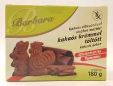 Barbara Kakaós Bevonóval Mártott Kakaós Ízzel Töltött Kakaós Keksz 150 Gr.