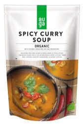 AUGA Bio Vegán  Fűszeres Curry Krémleves  400 g 