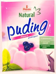 Haas Natural Puding Puncsízű Pudingpor 40G