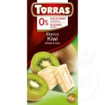   TORRAS gluténmentes diabetikus kiwis fehércsokoládé hozzáadott cukor nélkül 75 g