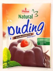 Haas Natural Puding Csokoládéízű Pudingpor 44G