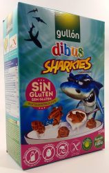 Gullón Dibus Sharkies reggeliző keksz  250G